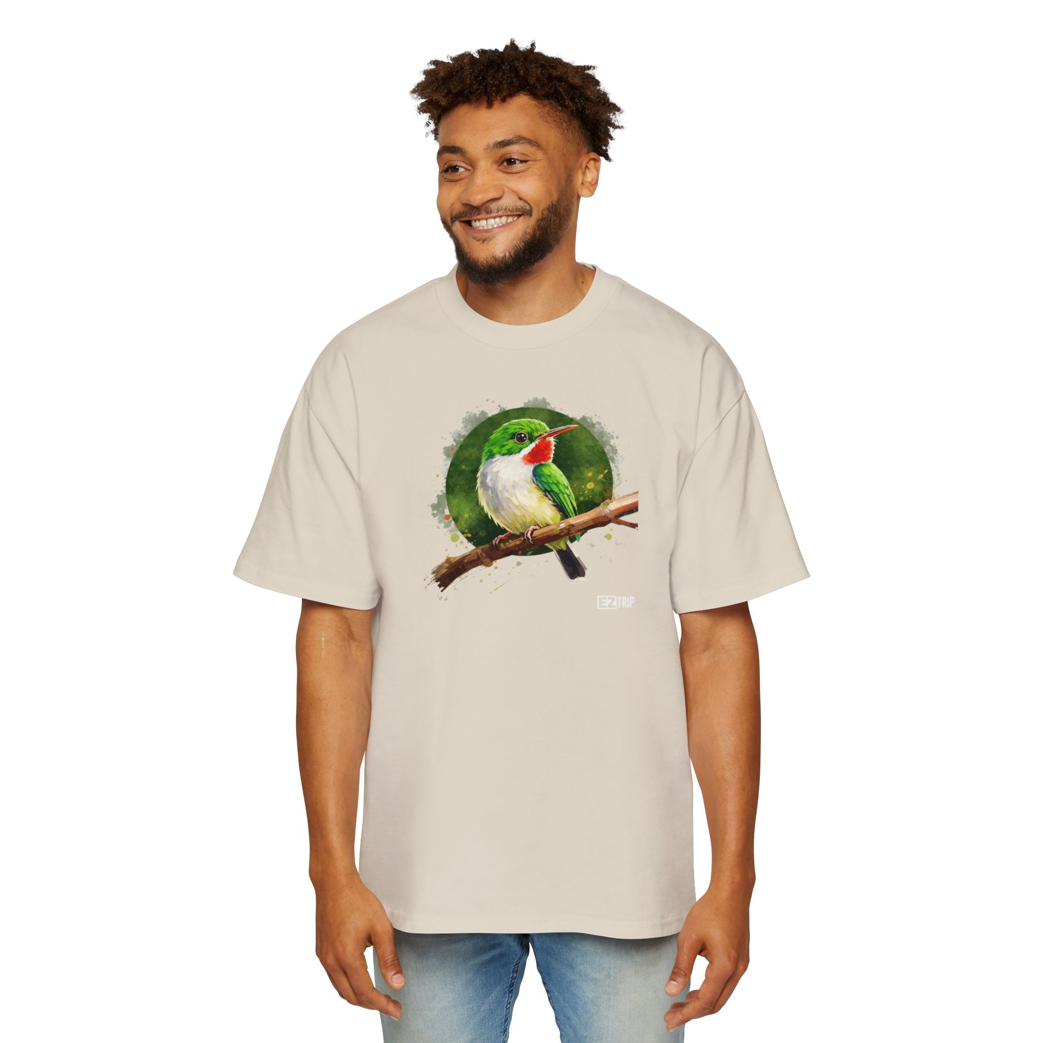 SAN PEDRITO #1 — Tropical Bird Illustration T-Shirt